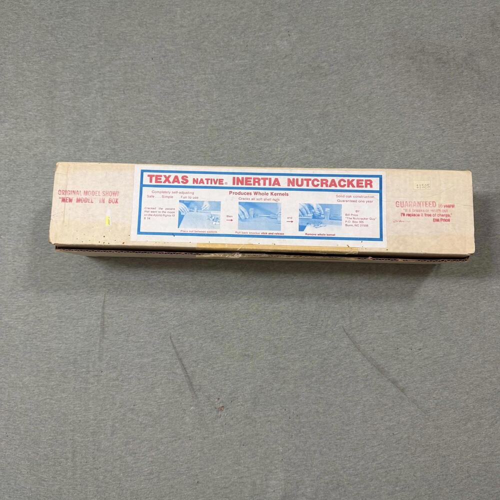 Vintage Texas Native Inertia Nutcracker Cracks Walnuts Pecans Hazelnuts Almonds - Picture 2 of 2